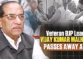 Vijay Kumar Malhotra, Influential BJP Leader, Dies at 93