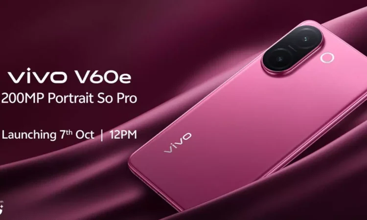 Vivo V60e Launching in India on October 7 with Impressive Features