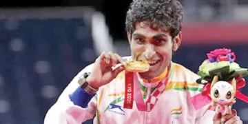 Pramod Bhagat Dominates with Three Gold Medals at Tournament