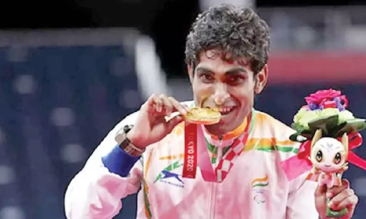 Pramod Bhagat Dominates with Three Gold Medals at Tournament