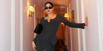 Janhvi Kapoor Showcases Parisian Style with Vintage Elegance