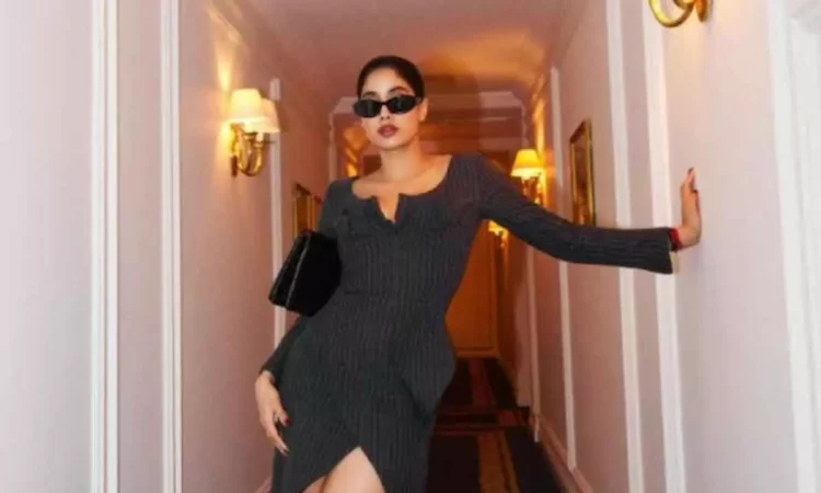 Janhvi Kapoor Showcases Parisian Style with Vintage Elegance