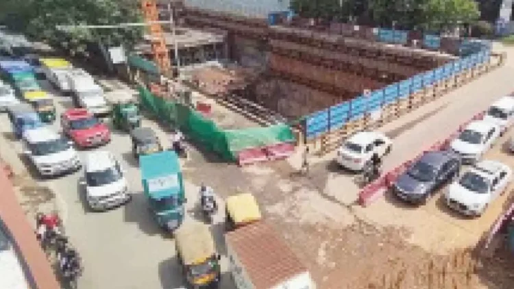 Traffic Changes in Vasant Kunj Due to Road Work