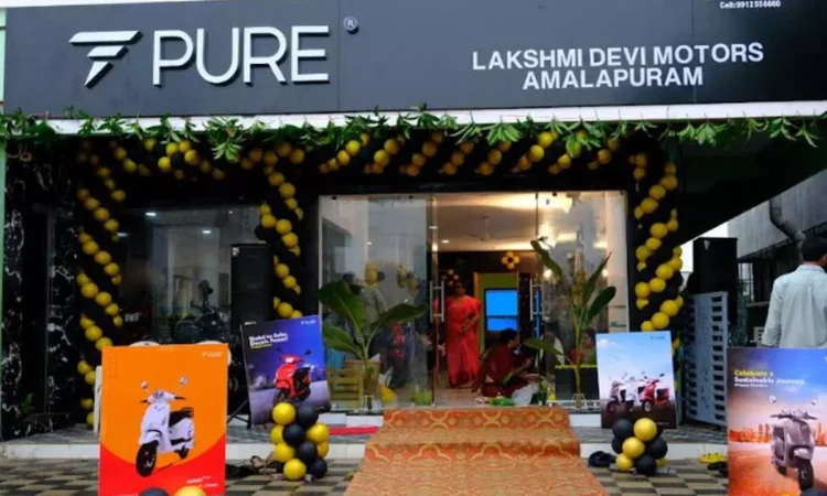 PURE EV Expands Presence with New Showroom in Amalapuram