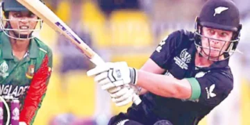 New Zealand Secures 100-Run Victory Over Bangladesh in World Cup