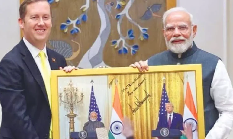 US Ambassador Sergio Gor Engages with PM Modi on Bilateral Relations