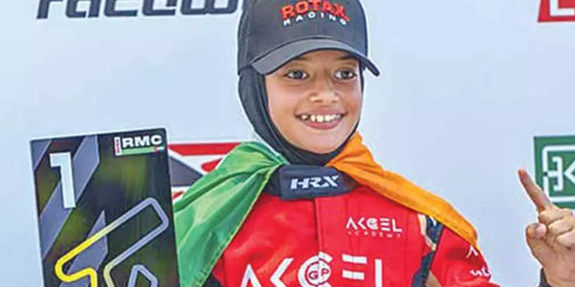 10-Year-Old Atiqa Mir Achieves Historic Karting Victory