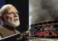 Tragic Bus Fire in Rajasthan Claims 20 Lives and Injures 16