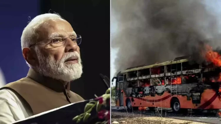 Tragic Bus Fire in Rajasthan Claims 20 Lives and Injures 16