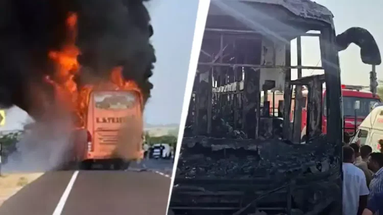 Tragic Bus Fire in Jaisalmer Claims Lives Just Days After Purchase Tragic Bus Fire in Jaisalmer Claims Lives Just Days After Purchase