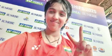 Tanvi Sharma Makes History as First Indian Woman to Medal