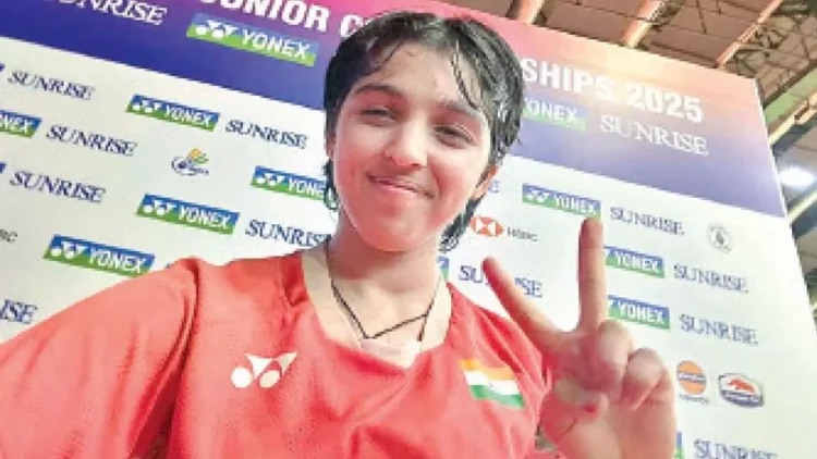 Tanvi Sharma Makes History as First Indian Woman to Medal