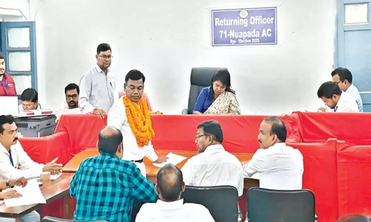 BJP's Jay Dholakia and Congress's Ghasiram Majhi Nominate for Nuapada