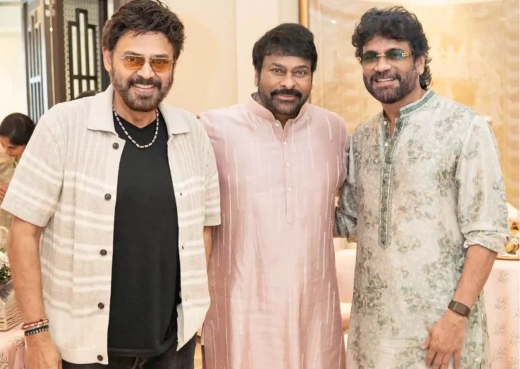 Chiranjeevi Enjoys Diwali Festivities with Friends and Family