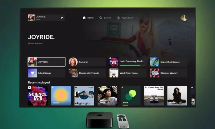 Spotify Launches Enhanced Apple TV App with New Features Spotify Launches Enhanced Apple TV App with New Features