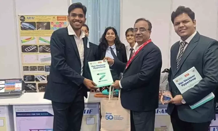 Ajeenkya DY Patil University’s Team Vac-Vectoor Hyperloop Secures Third Place Ajeenkya DY Patil University’s Team Vac-Vectoor Hyperloop Secures Third Place