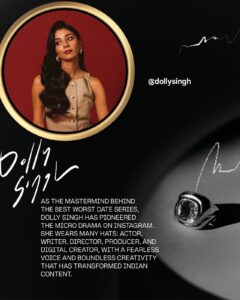 Dolly Singh Becomes First Indian to Receive Instagram's Golden Ring