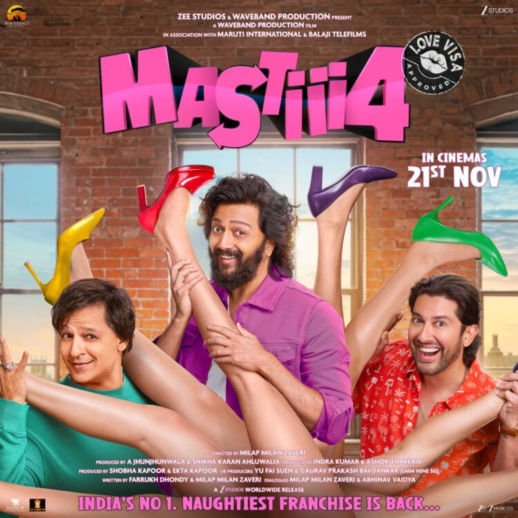 Mastiii 4 Unveils New Poster Ahead of Trailer Release