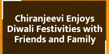 Chiranjeevi Enjoys Diwali Festivities with Friends and Family