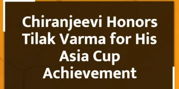 Chiranjeevi Honors Tilak Varma for His Asia Cup Achievement