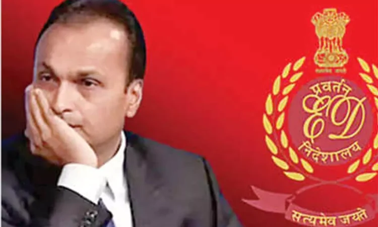 Enforcement Directorate Freezes Anil Ambani's Assets Worth Over ₹3,000 Crore Enforcement Directorate Freezes Anil Ambani's Assets Worth Over ₹3,000 Crore