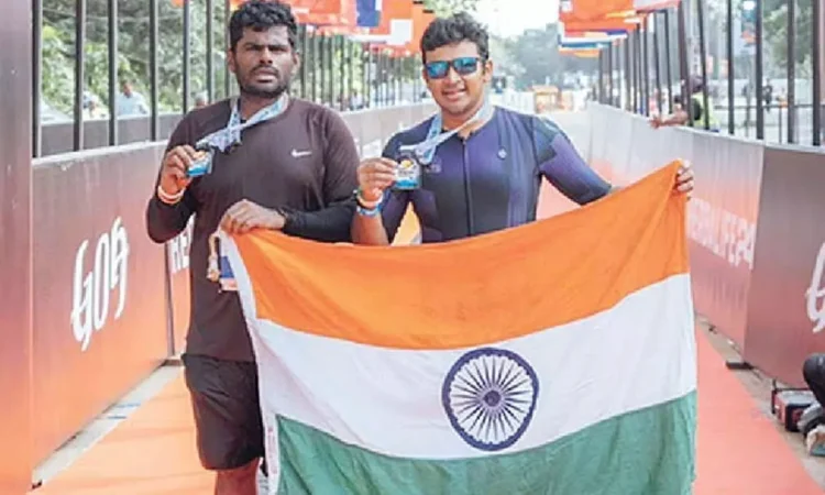 Tejasvi Surya and Annamalai Shine at Ironman 70.3 Goa