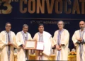 Acharya Balkrishna Receives Honorary Doctorate at UPES Convocation Acharya Balkrishna Receives Honorary Doctorate at UPES Convocation