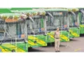 Delhi Chief Minister launches e-buses and testing station
