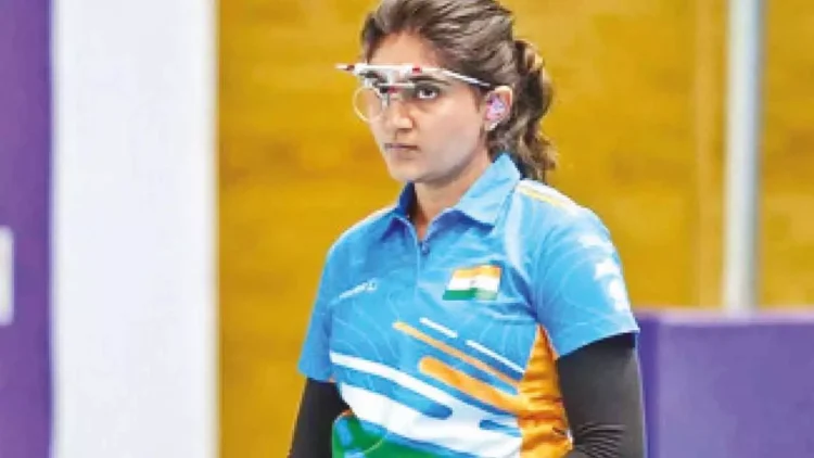 Esha Singh wins bronze in women's 25m pistol event