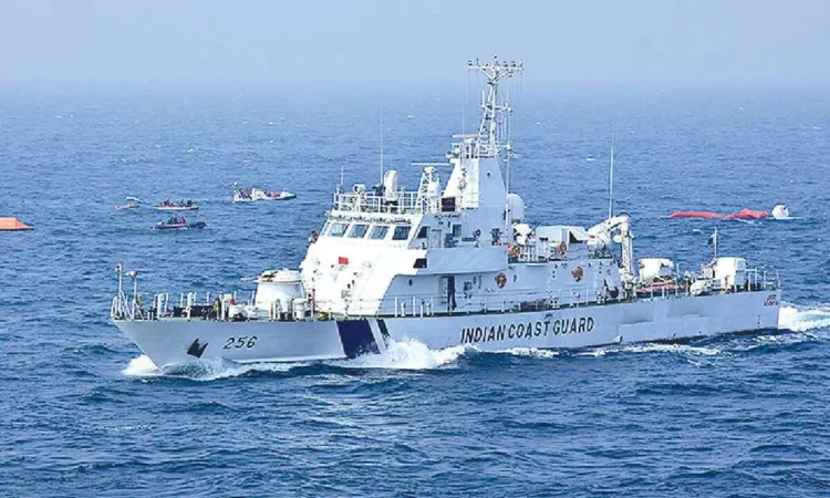 Indian Coast Guard showcases rescue operations