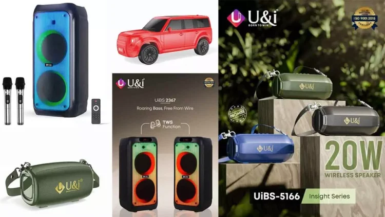 U&i Unveils New Party Speaker and Three Portable Bluetooth Options