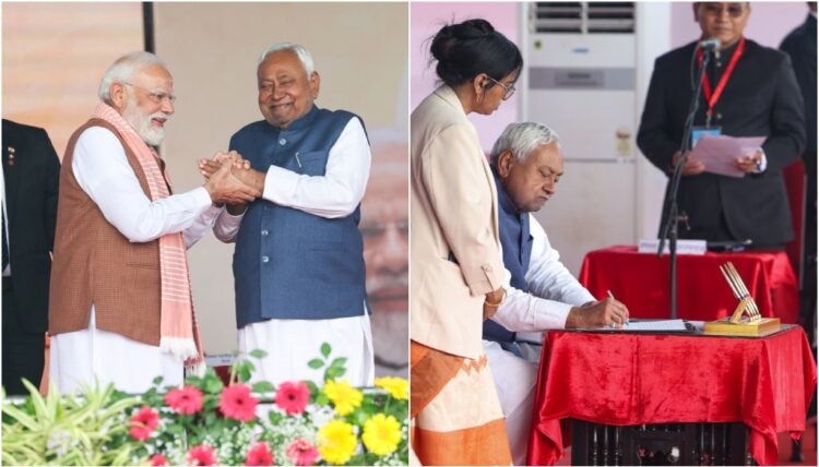 PM Modi Sends Best Wishes to Nitish Kumar on His Oath Taking