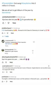 Fans Are Enthusiastic About 'Usey Kehna' from Tere Ishk Mein Fans Are Enthusiastic About 'Usey Kehna' from Tere Ishk Mein