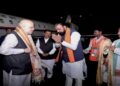 Amit Shah and J P Nadda Reach Patna for Nitish Kumar's Oath Ceremony