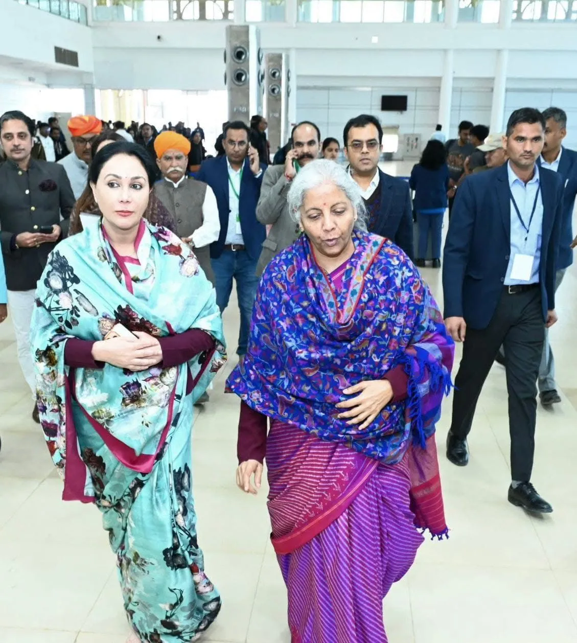 Ministers and officials reached Jaisalmer by different flights to attend the GST Council meeting