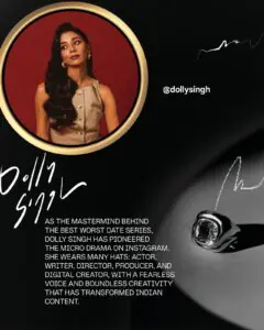 Dolly Singh Becomes First Indian to Receive Instagram's Golden Ring