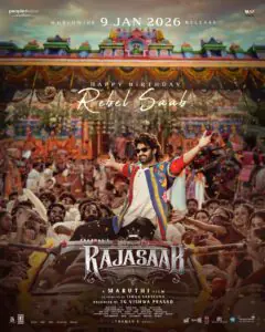 The RajaSaab Team Celebrates Prabhas’ Birthday with Exciting New Poster