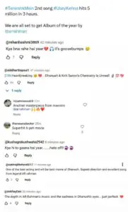 Fans Are Enthusiastic About 'Usey Kehna' from Tere Ishk Mein Fans Are Enthusiastic About 'Usey Kehna' from Tere Ishk Mein